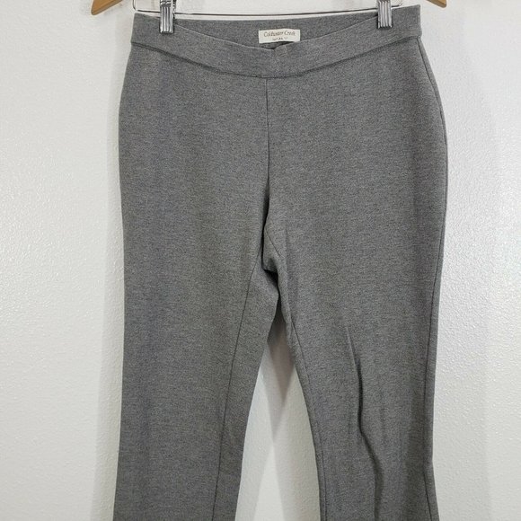 Coldwater Creek pants‎ womens Natural Fit Gray Cropped Legging-Size Small (8) - Picture 5 of 10